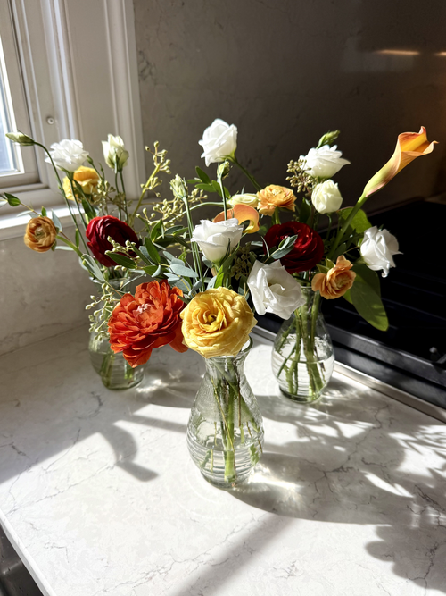 Set of 3 Bud Vases - The Nina